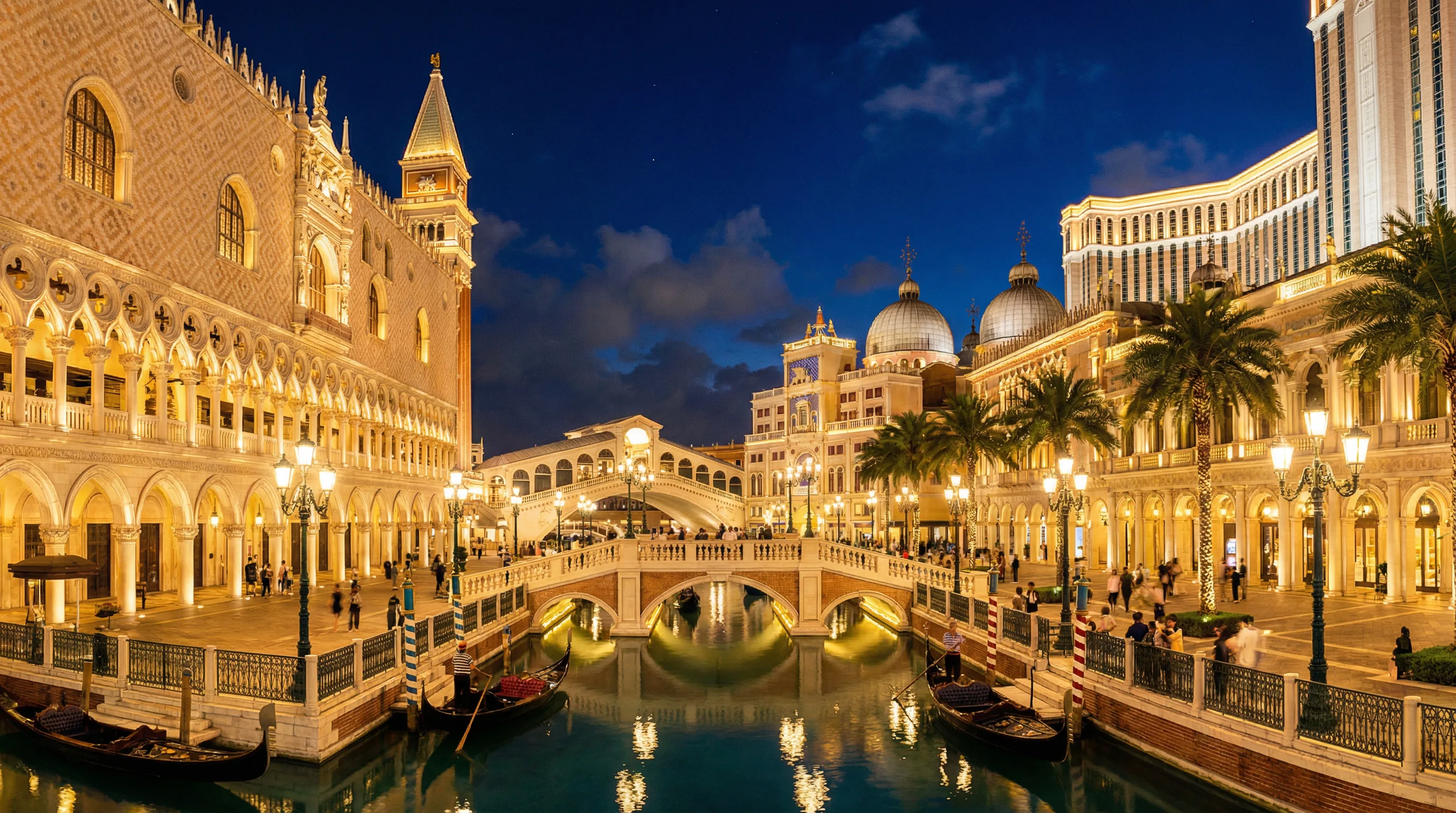 澳门威尼斯人度假村夜景